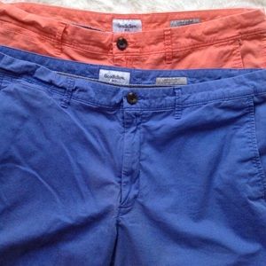 Bundle Shorts 🩳 (Blue / Salmon) - 38 by 7” Inseam